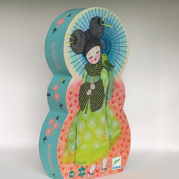 Brand New Djeco 36 Pieces Jigsaw Puzzle Kokeishi- Silhouette  Puzzle 4+ - Picture 5 of 9